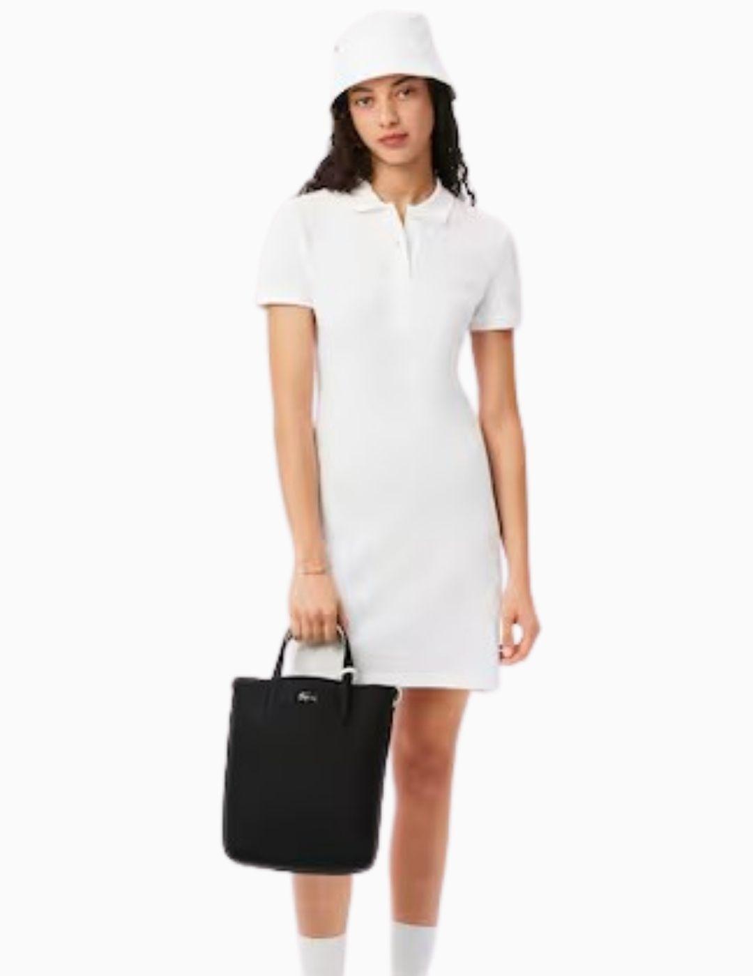 BOLSO LACOSTE TOTE VERTICAL REVERSIBLE NEGRO