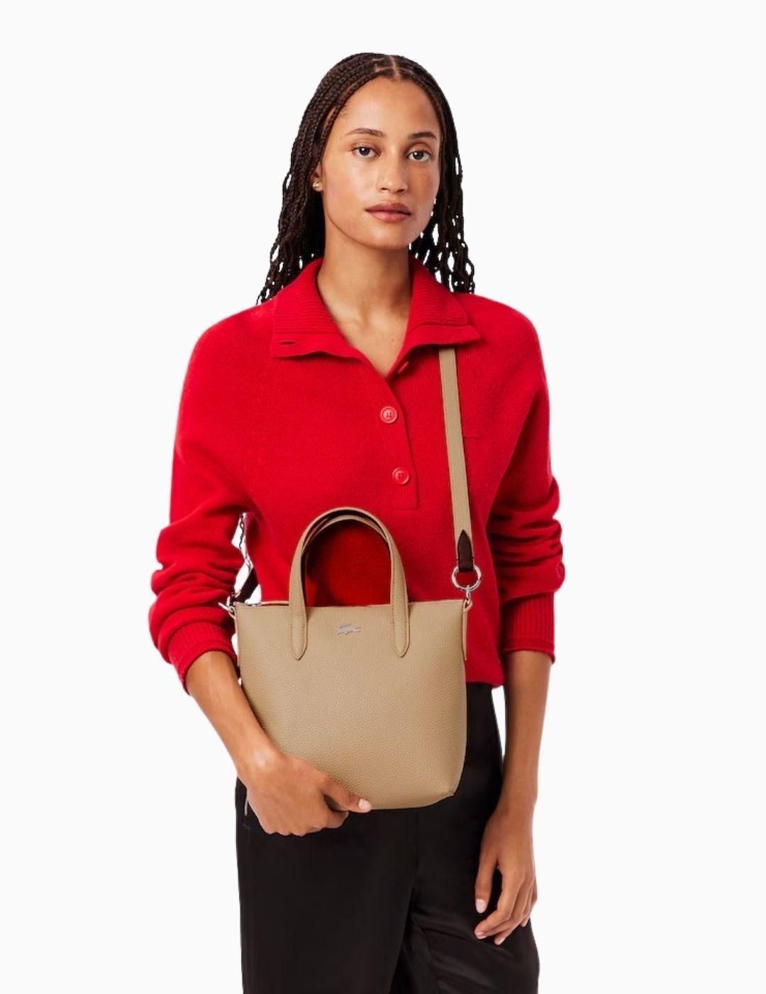 BOLSO LACOSTE TOTE MINI ANNA VIENNOIS PUCE