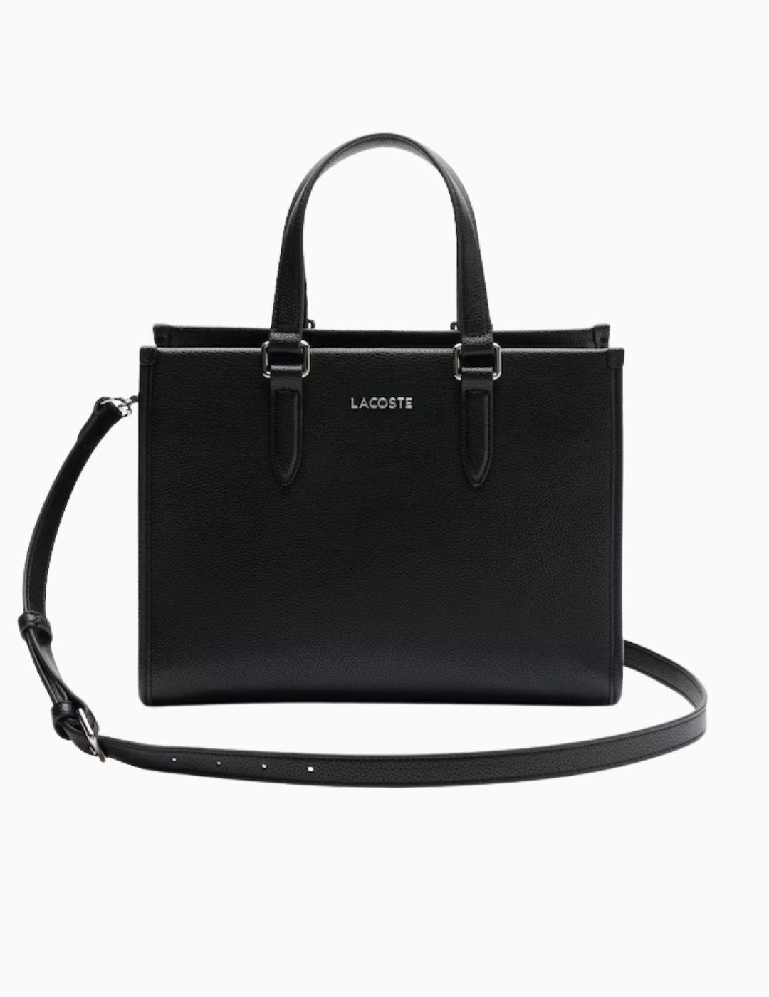 BOLSO LACOSTE TOP HANDLE  NEGRO