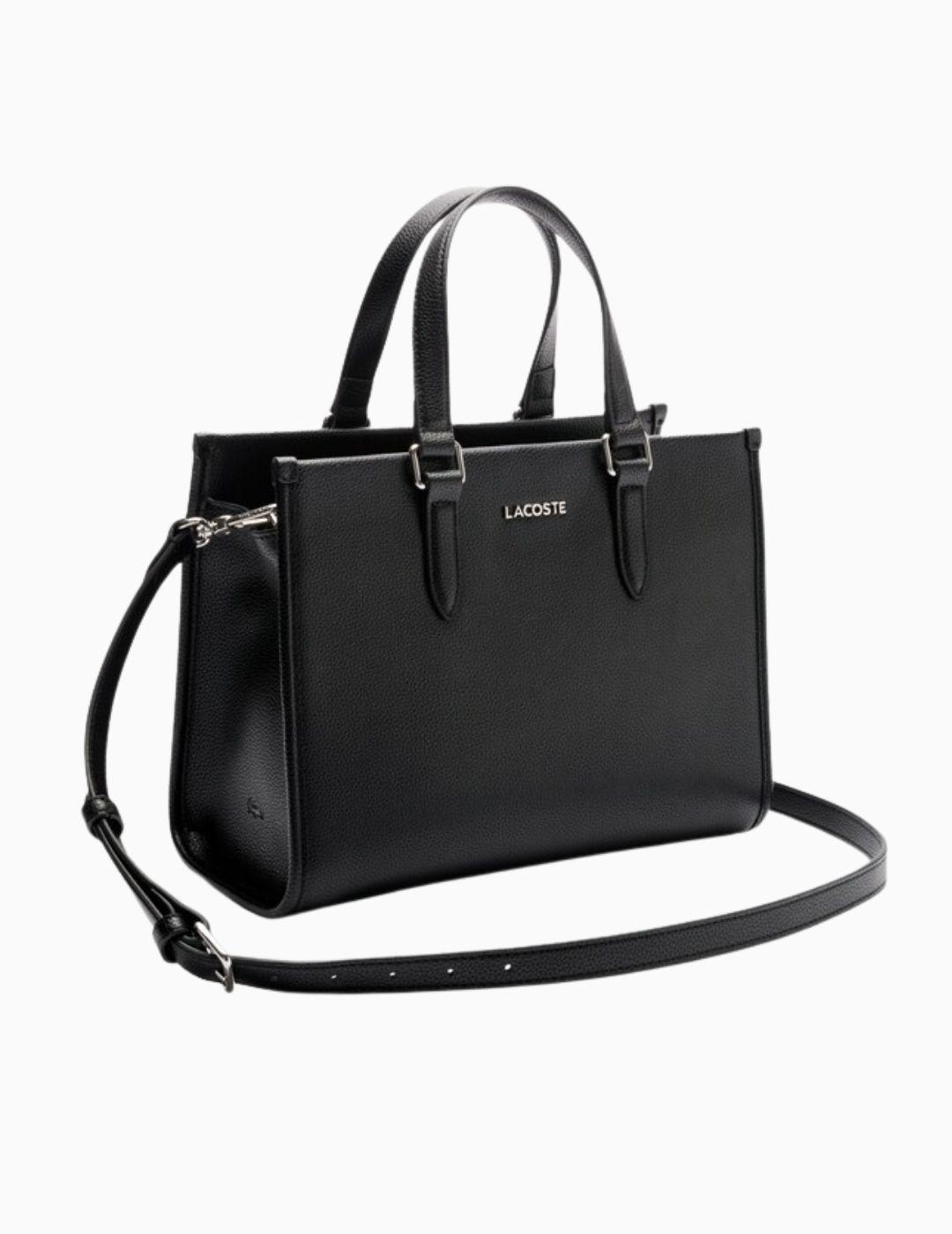 BOLSO LACOSTE TOP HANDLE  NEGRO