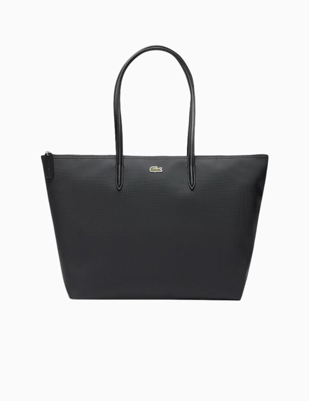 BOLSO LACOSTE GRANDE L.12.12 NEGRO