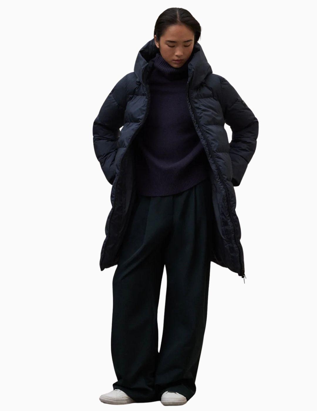 ABRIGO ECOALF MANLIE MUJER AZUL MARINO