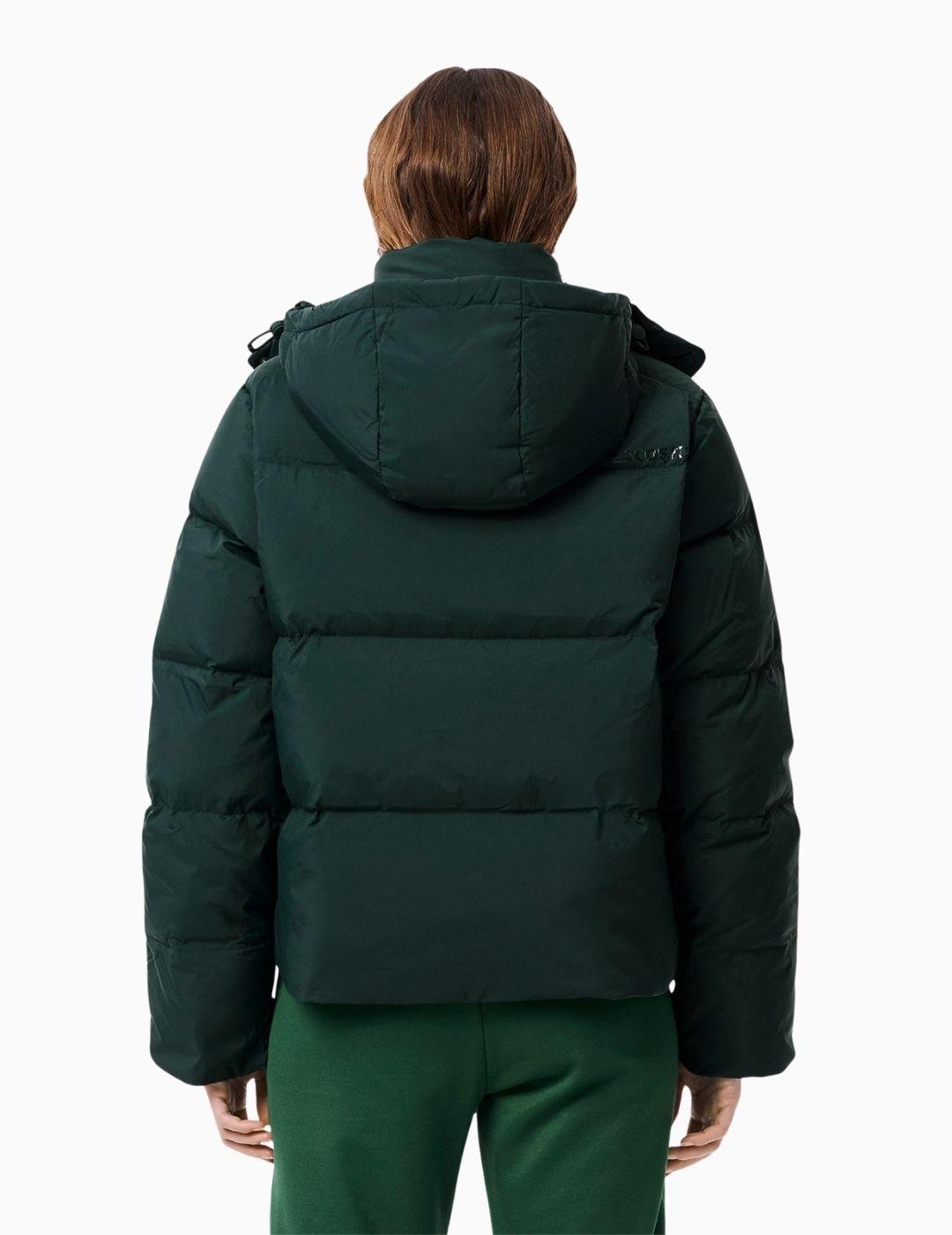 CHAQUETA LACOSTE CON CAPUCHA ACOLCHADA SINOPLE