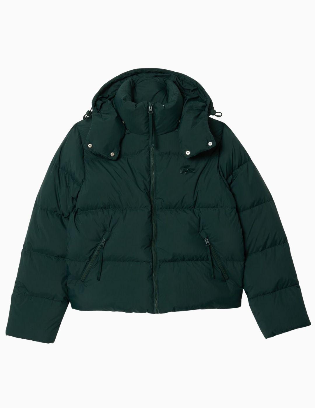 CHAQUETA LACOSTE CON CAPUCHA ACOLCHADA SINOPLE