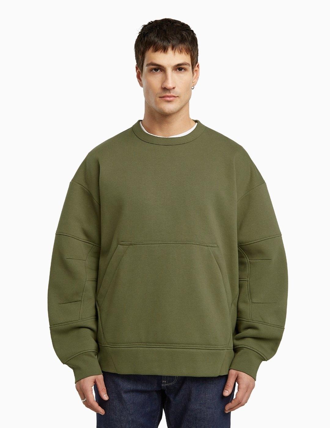 SUDADERA G-STAR CONSTRUCTED LOOSE VERDE