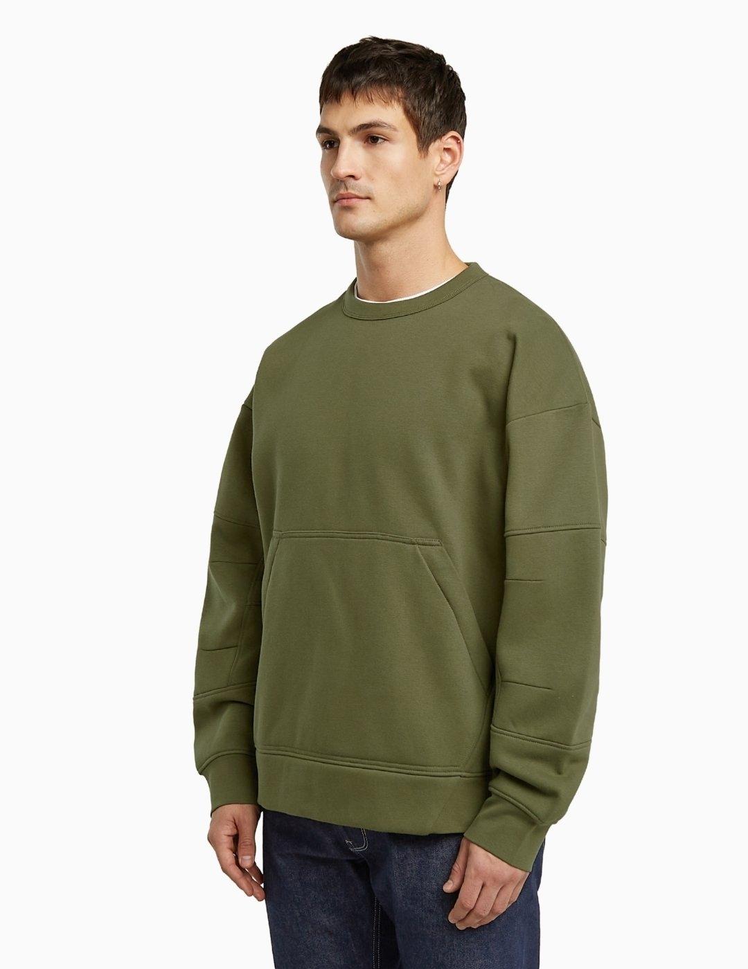 SUDADERA G-STAR CONSTRUCTED LOOSE VERDE